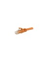 StarTech.com Cable de 1m Naranja de Red Gigabit Cat6 Ethernet RJ45 sin Enganche - Snagless - N6PATC1MOR