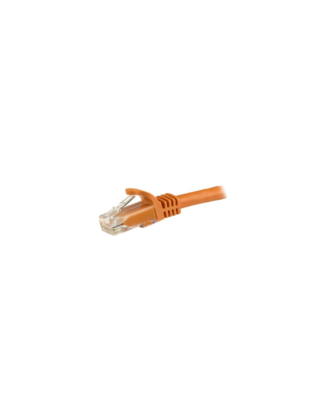 StarTech.com Cable de 1m Naranja de Red Gigabit Cat6 Ethernet RJ45 sin Enganche - Snagless - N6PATC1MOR