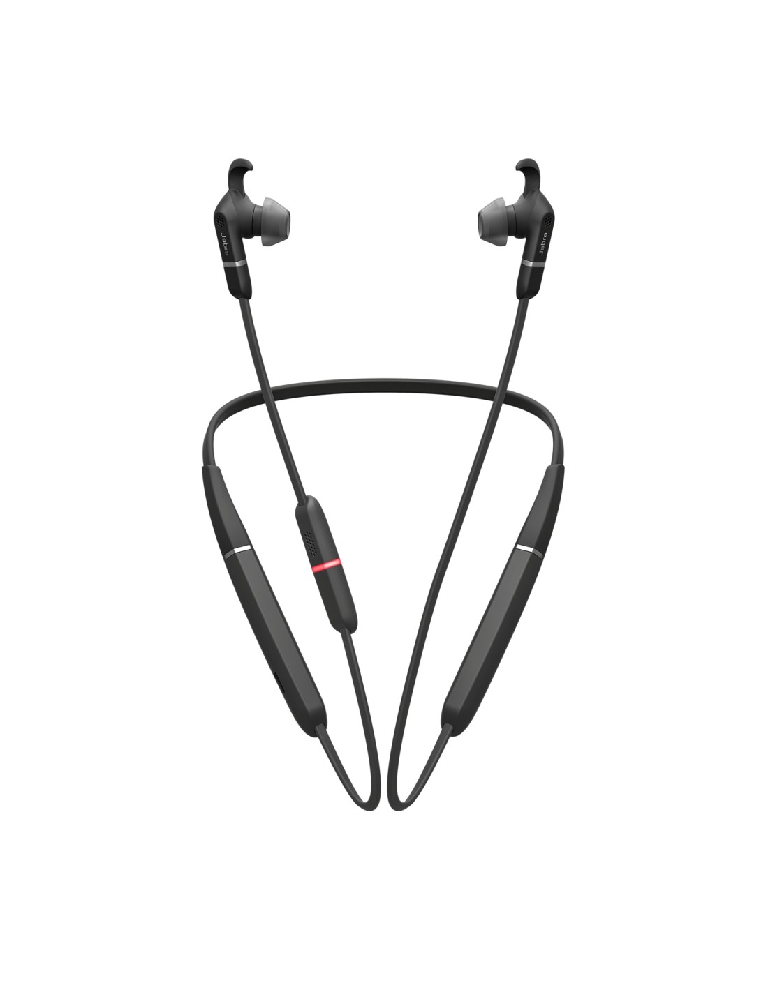 Jabra Evolve 65e MS & Link 370 auriculares banda para cuello Bluetooth Negro