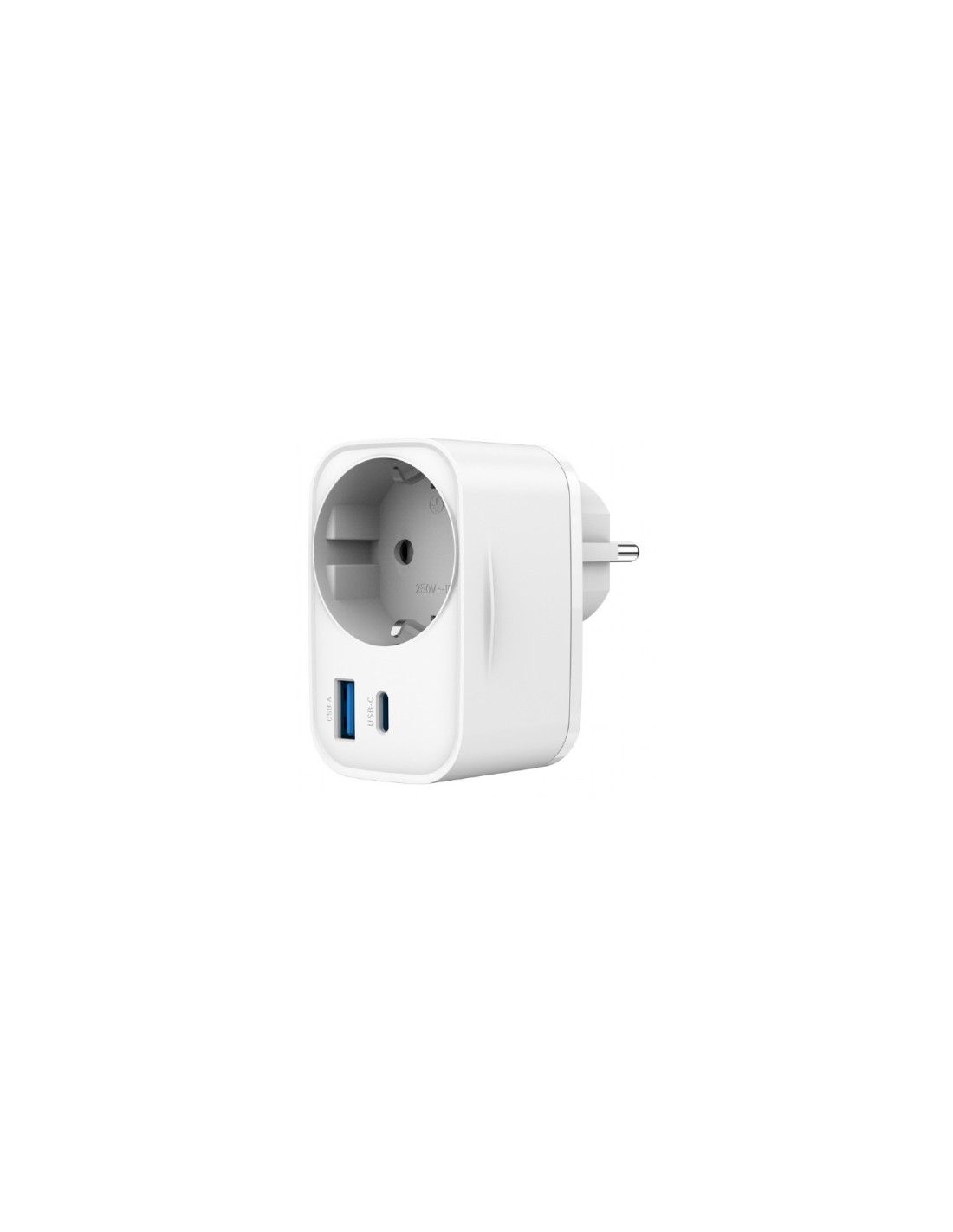 Gembird TA-ACPDQC20-01-W cargador de dispositivo móvil Universal Blanco Corriente alterna Carga rápida Interior