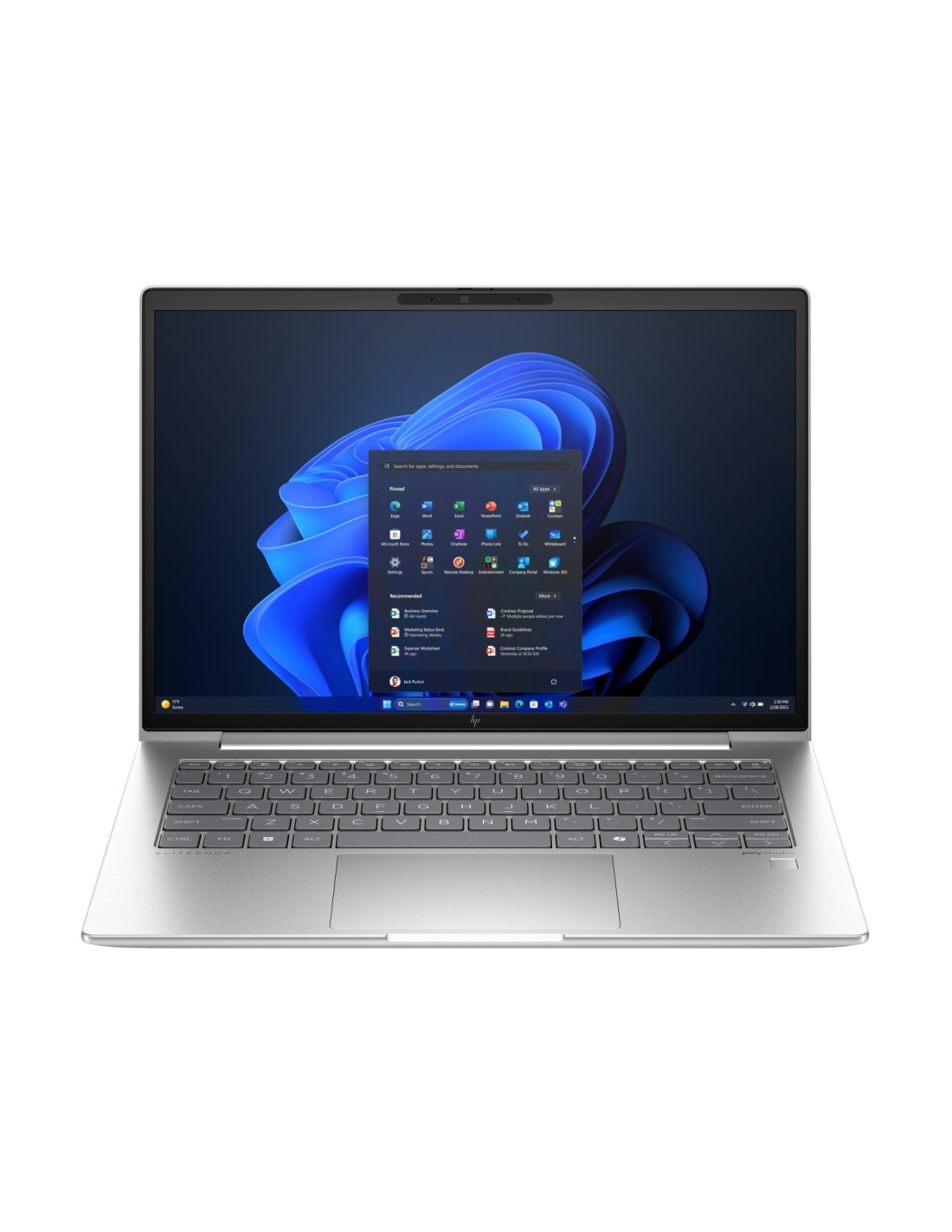 HP EliteBook G11 AMD Ryzen? 5 PRO 7535U Portátil 35,6 cm (14") WUXGA 16 GB DDR5-SDRAM 512 GB SSD Wi-Fi 6E (802.11ax) Windows 11 