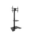 TooQ Soporte Elevador Multiusos para Monitor/Portátil, Negro