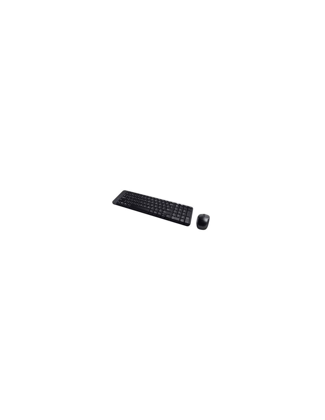 Logitech Wireless Combo MK220 teclado RF inalámbrico QWERTY Inglés Negro