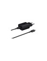 SAMSUNG CARGADOR 25W CON CABLE USB-C NEGRO EP-TA800XBEGWW