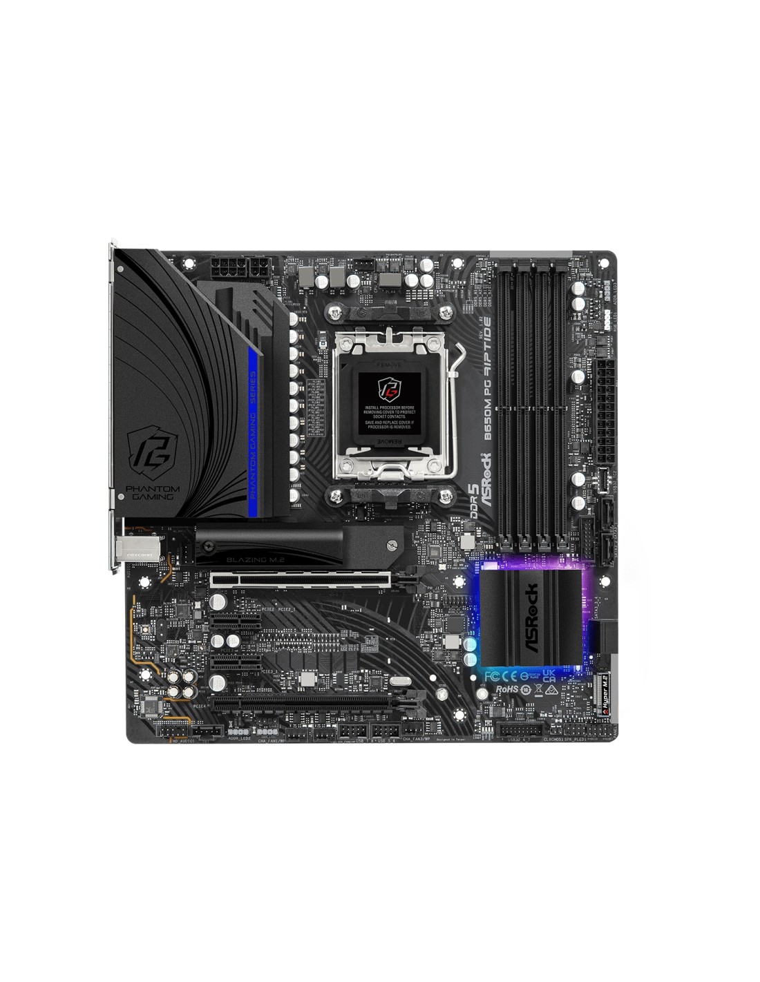 Asrock B650M PG Riptide AMD B650 Zócalo AM5 micro ATX