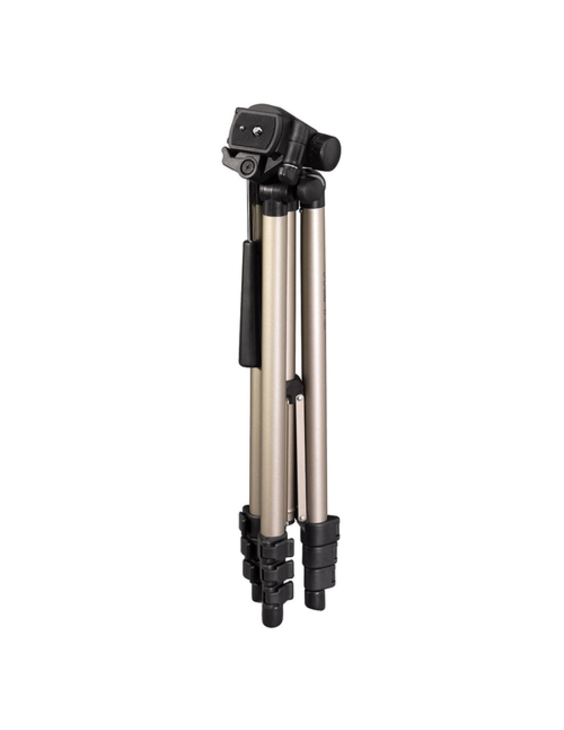 Hama | Trípode Star 75, para cámara de fotos, conexión 6.4mm, altura ajustable hasta 125 cm, Color Beige