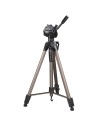 Hama | Trípode para cámaras réflex, trípode extensible 166 cm, aluminio, cabeza 3D, soporte para cámaras de fotos estable, Color