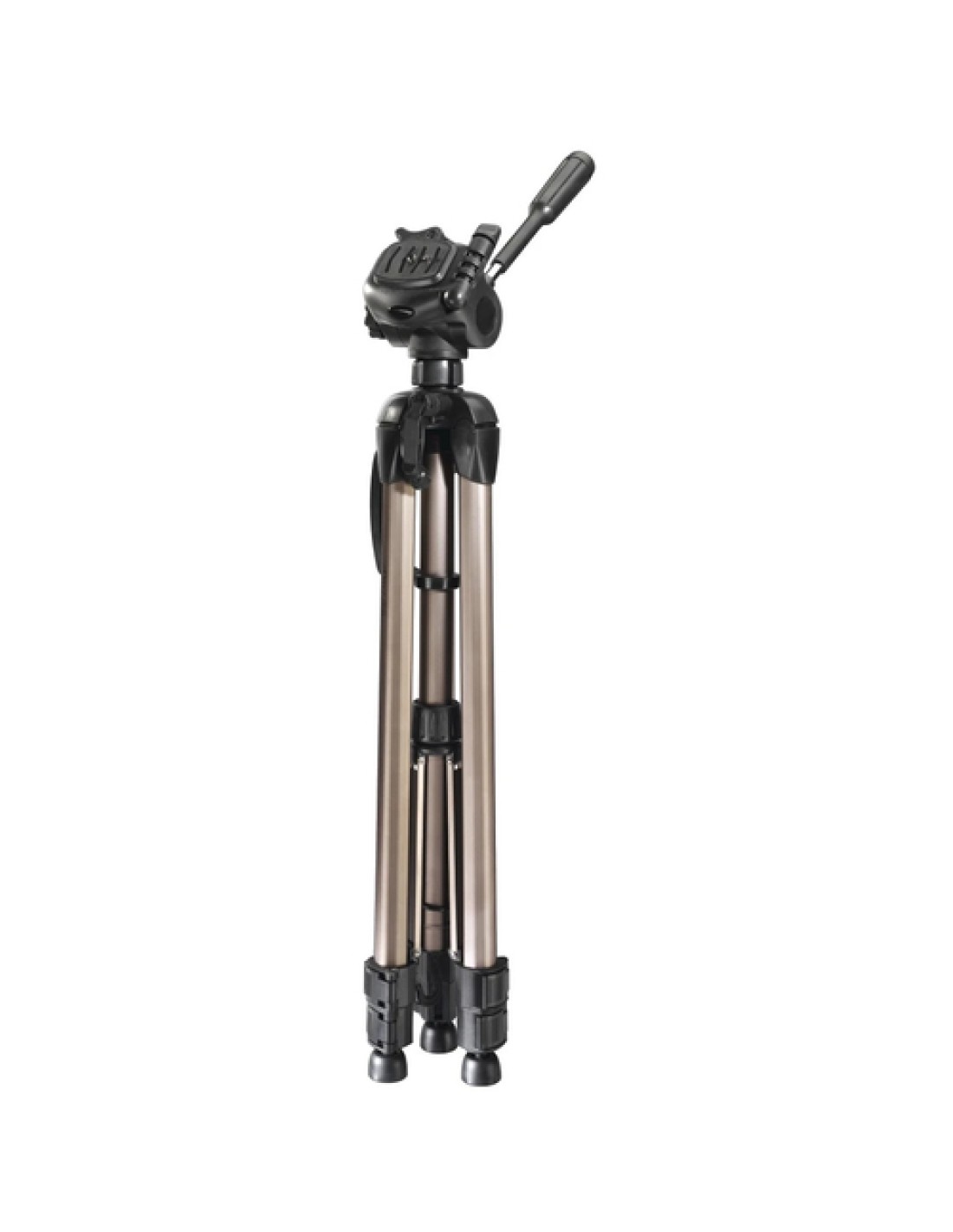 Hama | Trípode para cámaras réflex, trípode extensible 166 cm, aluminio, cabeza 3D, soporte para cámaras de fotos estable, Color