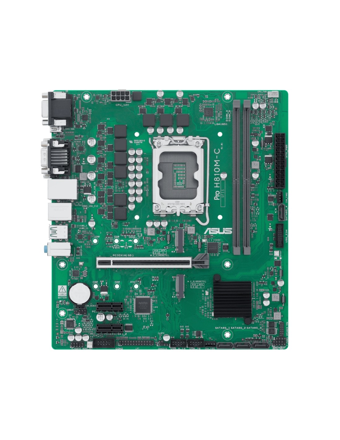 ASUS PRO H810M-C-CSM Intel H810 LGA 1851 (Socket V1) micro ATX