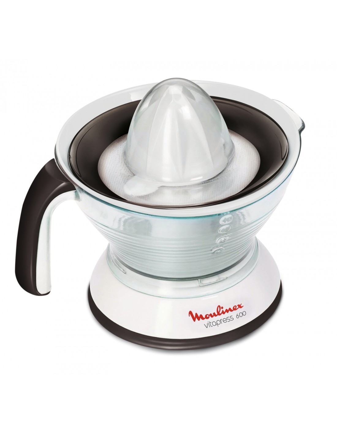 Moulinex PC300B10 exprimidor Exprimidor lenta 25 W Blanco, Gris