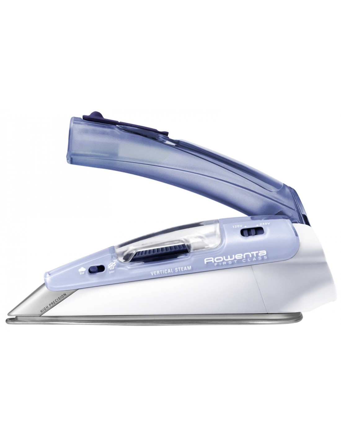 Rowenta First Class Plancha a vapor Suela Microsteam 200 1000 W Azul, Blanco