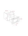 Teka MWE 255 FI Microondas integrado 25L 900 W Acero inoxidable