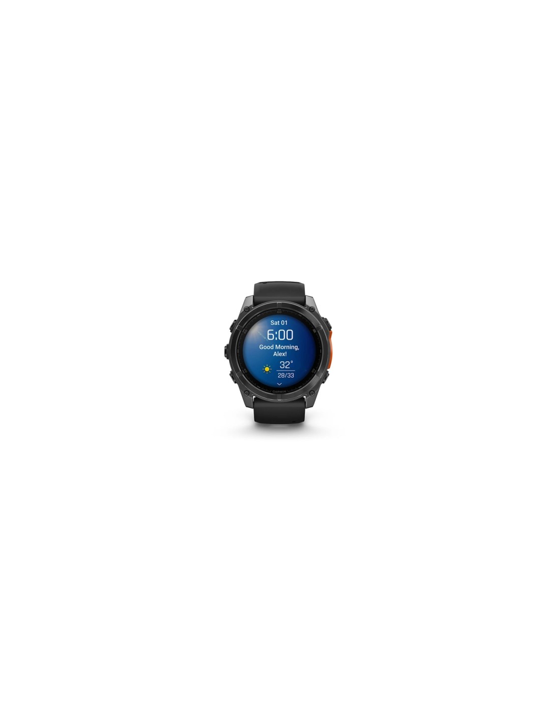 Garmin Fenix 8 3,56 cm (1.4") AMOLED 51 mm Digital 454 x 454 Pixeles Pantalla táctil Gris Wifi GPS (satélite)