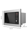 Microondas encastrable GrandHeat 2350 Built-In Steel Black