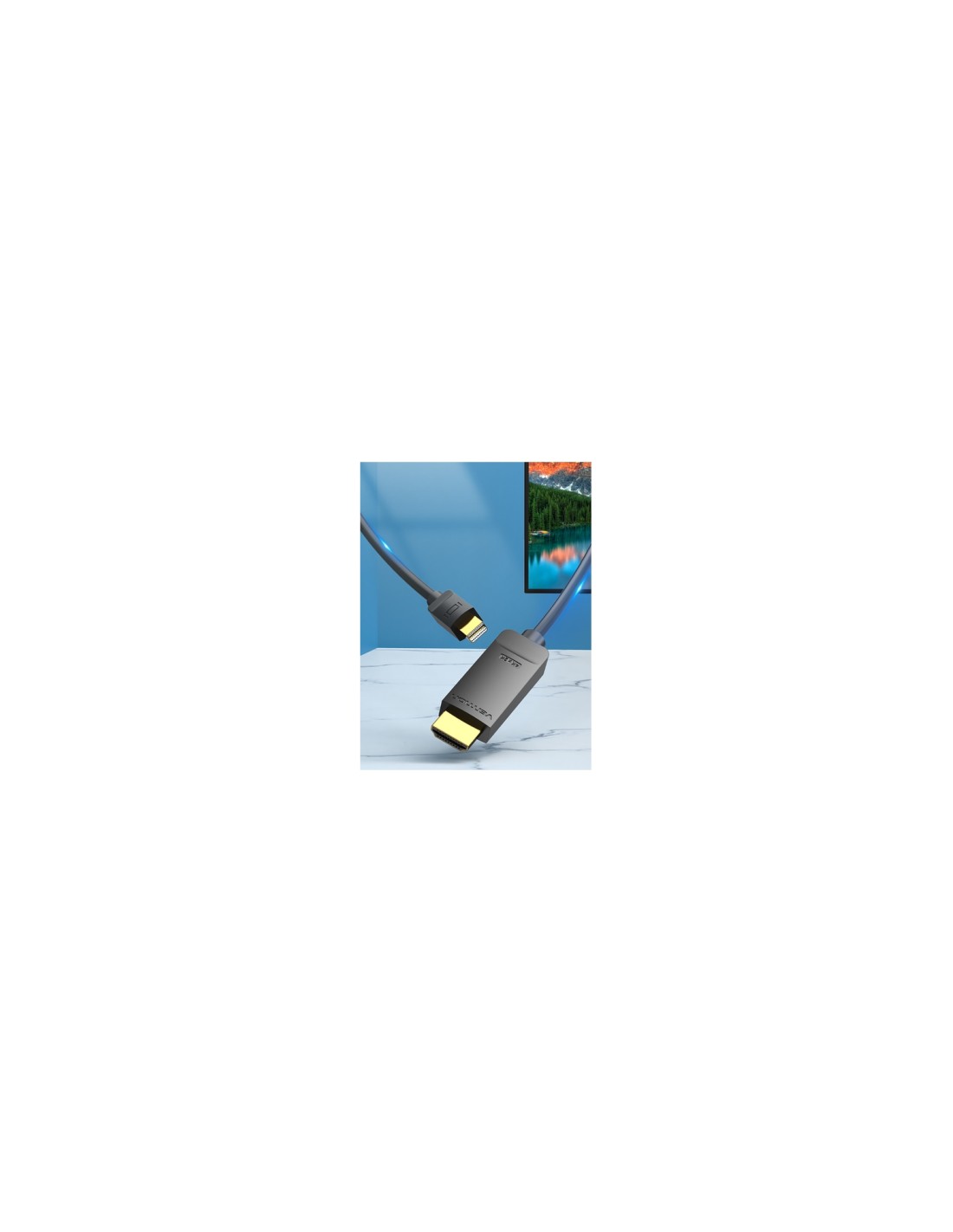 Vention Cable Conversor HAHBH/ Mini Displayport Macho - HDMI Macho/ 2m/ Negro
