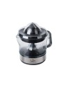 JATA EX421 exprimidor Exprimidor eléctrico con brazo 40 W Negro, Acero inoxidable, Transparente