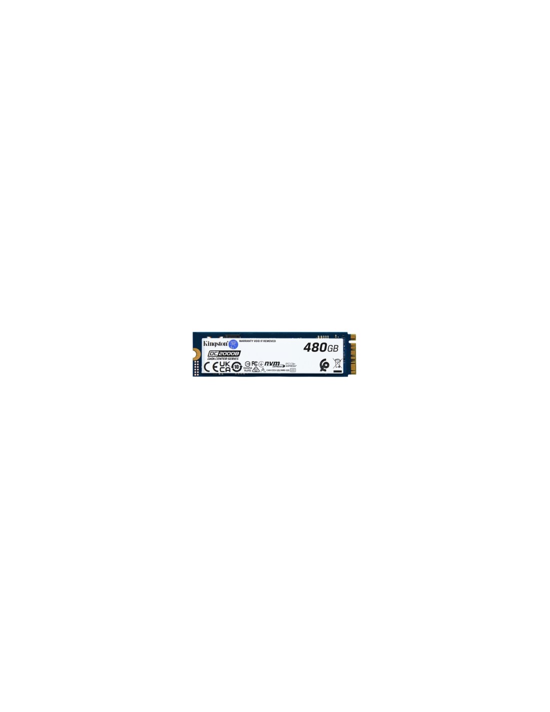 Kingston Technology 480G DC2000B PCIe 4.0 M.2 2280 Enterprise SSD