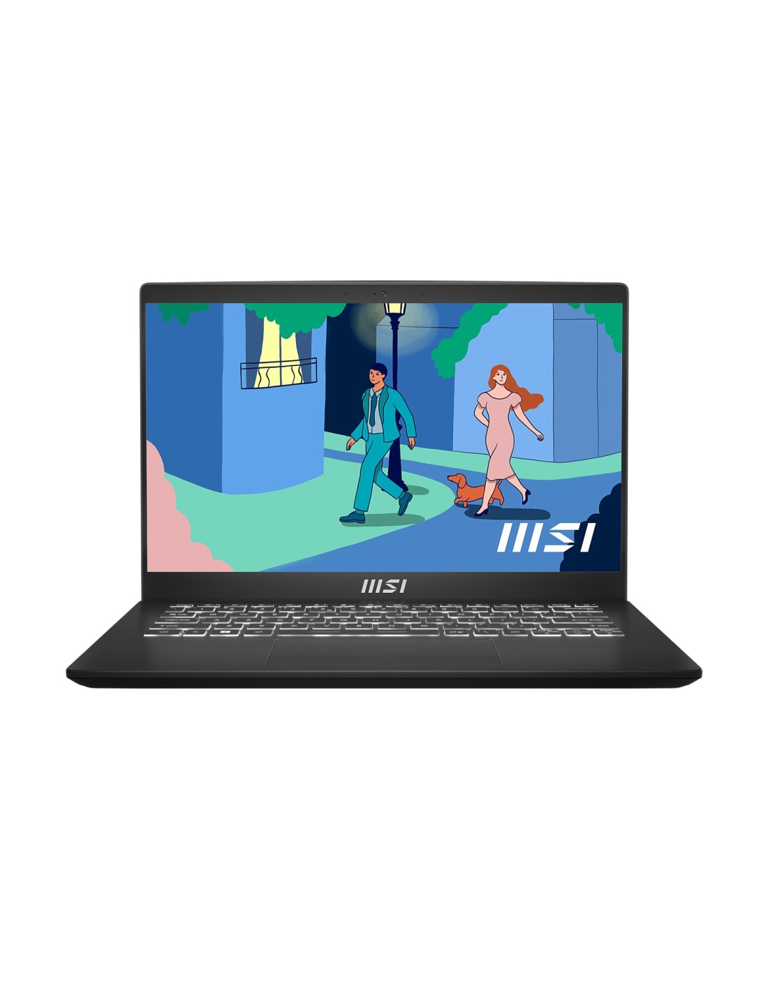 MSI Modern 14 C7M-299XES AMD Ryzen? 5 7430U Portátil 35,6 cm (14") Full HD 16 GB DDR4-SDRAM 512 GB SSD Wi-Fi 6E (802.11ax) Negro