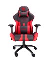 TALIUS Silla Viper Gaming Black/Red, 4D, Butterfly, Base Metal, Ruedas 60mm Nylon, Gas Clase 4