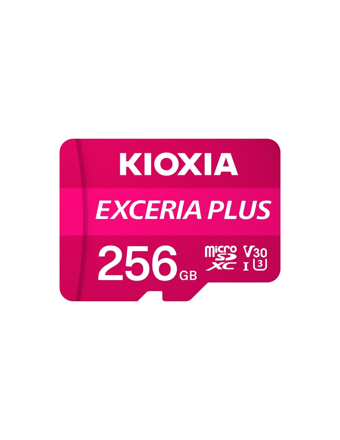 Kioxia Exceria Plus Memoria microsdxc 256gb UHS-I class 3 U3 rosa blanco