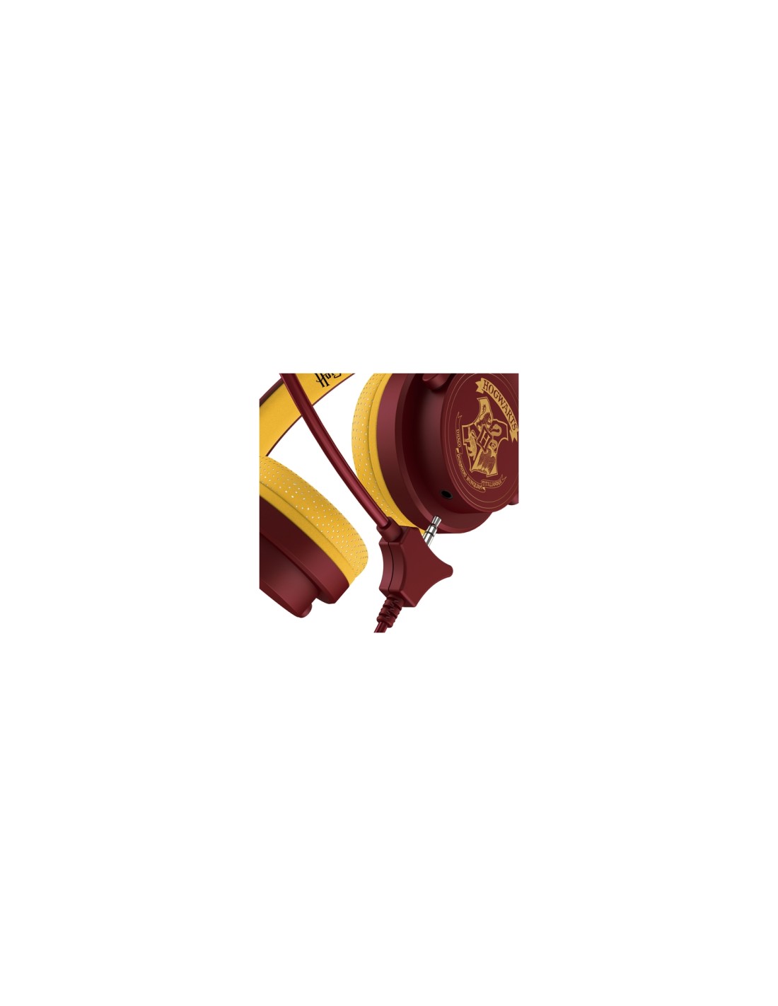 OTL Technologies Harry Potter Hogwarts Crest Auriculares Alámbrico Diadema Juego Borgoña, Amarillo