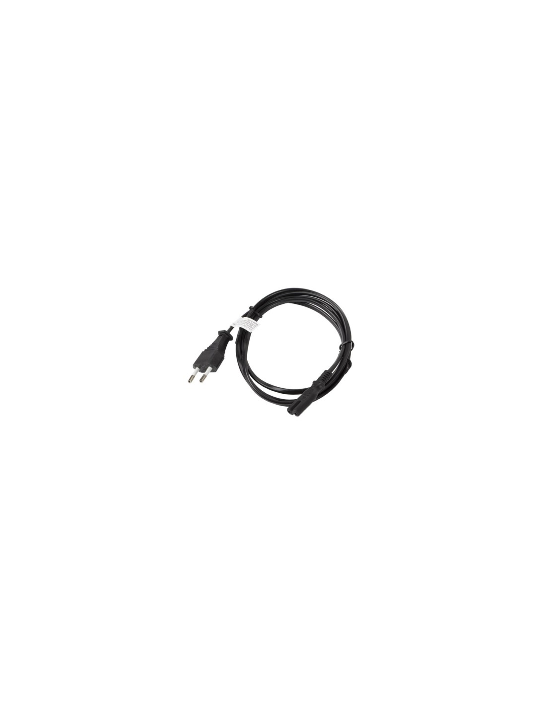Lanberg CA-C7CA-10CC-0030-BK cable de transmisión Negro 3 m C7 acoplador CEE7/16