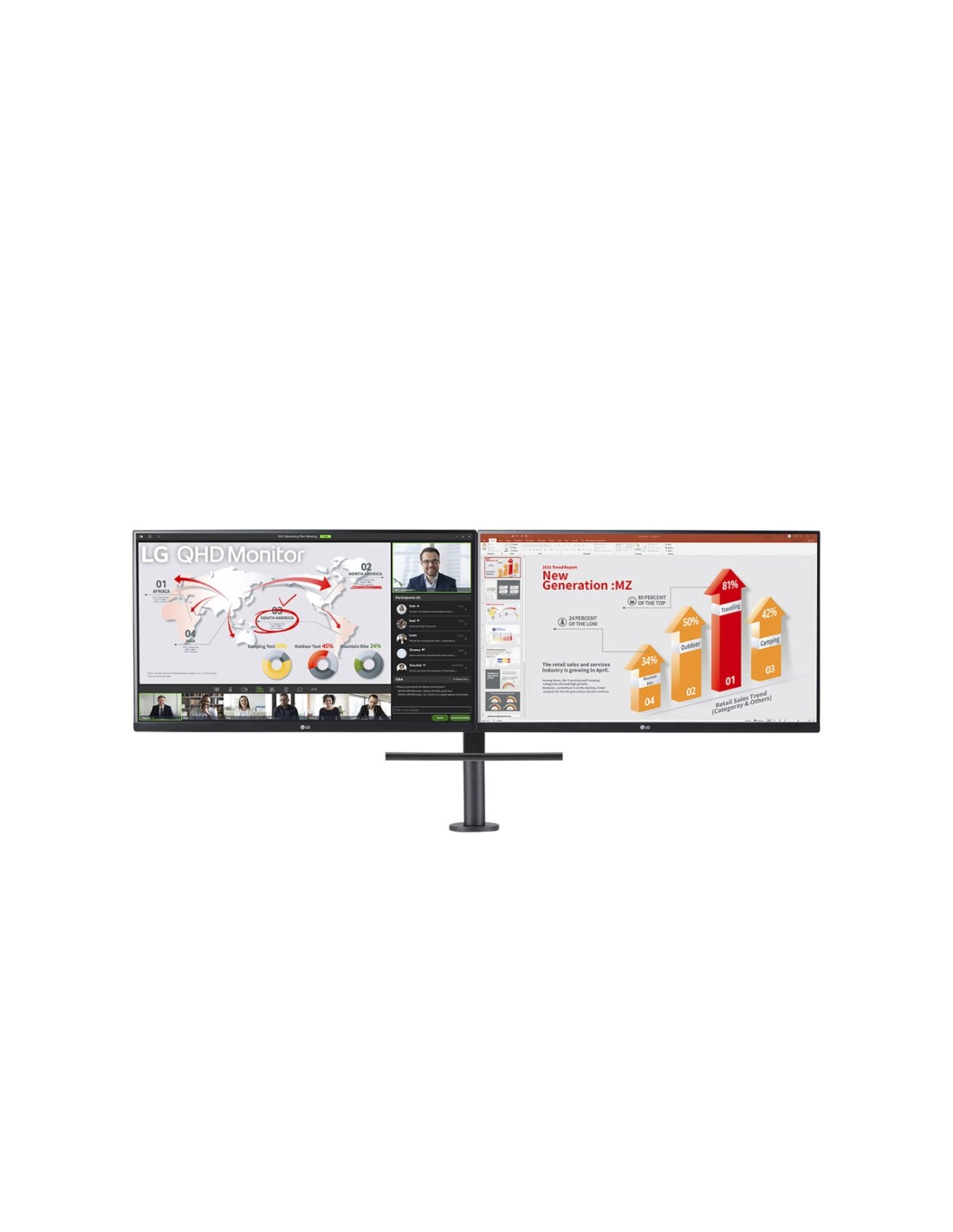 LG 27QP88DP-BS pantalla para PC 68,6 cm (27") 2560 x 1440 Pixeles Quad HD LED Negro