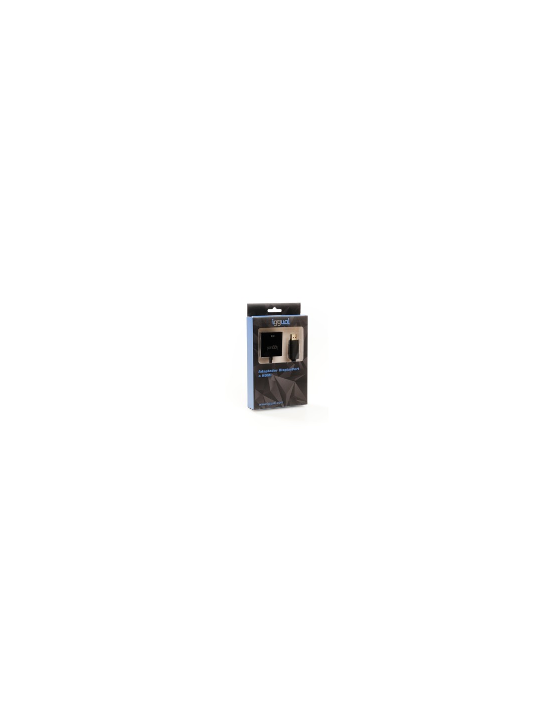 iggual IGG318041 adaptador de cable de vÍ­deo 0,25 m DisplayPort HDMI Negro