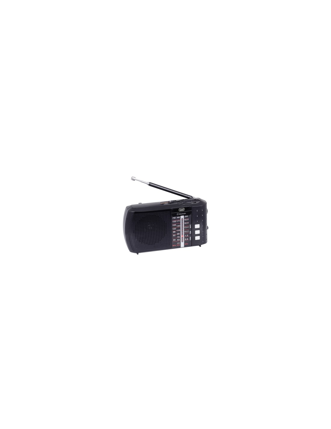 Trevi 0RA7F2000 radio Portátil Analógico y digital Negro