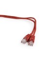 LATIGUILLO GEMBIRD UTP CAT 5E 0.5METROS ROJO PP12-0.5M/R