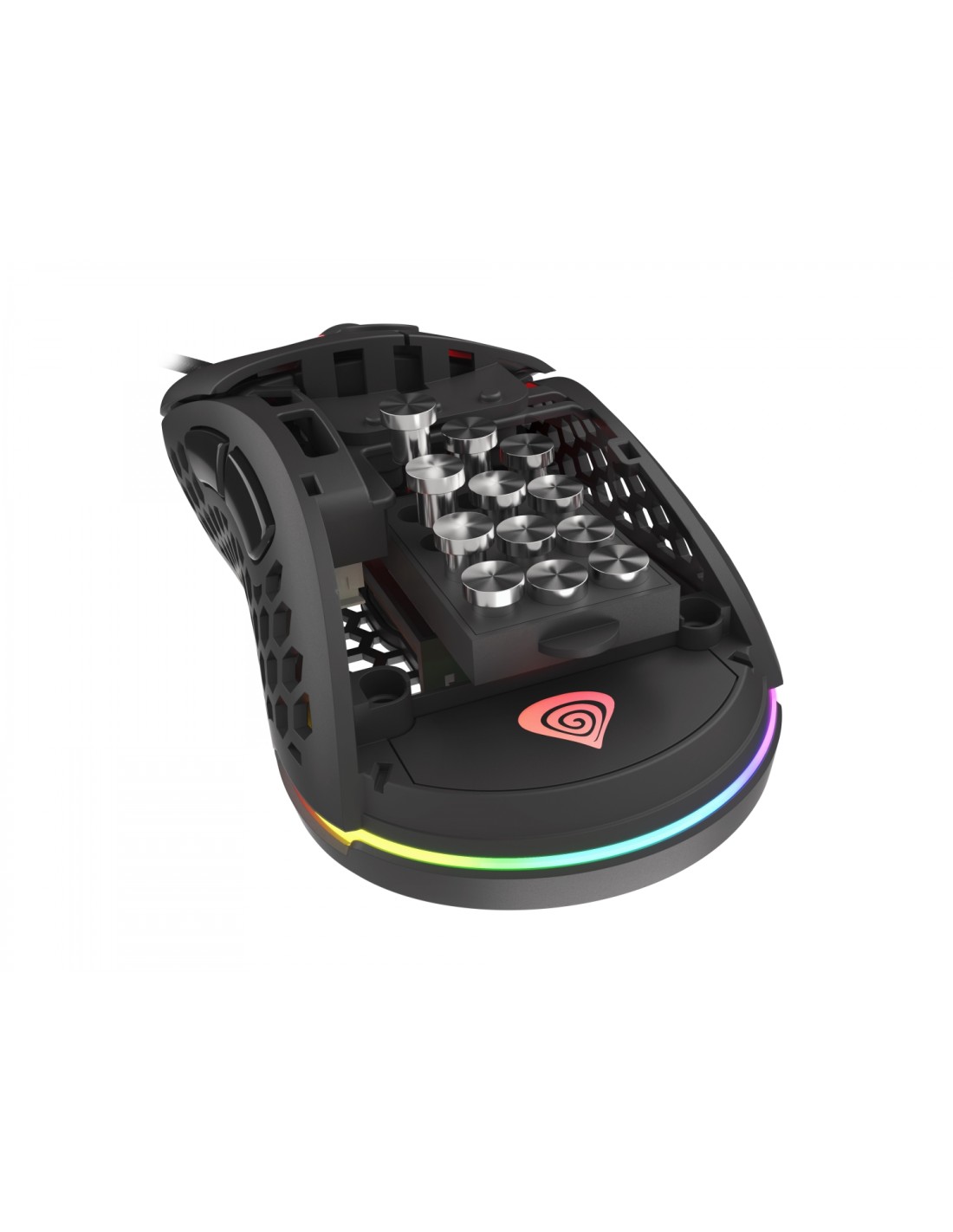 Genesis xenon 800 raton gaming usb tipo a 16000dpi optico negro