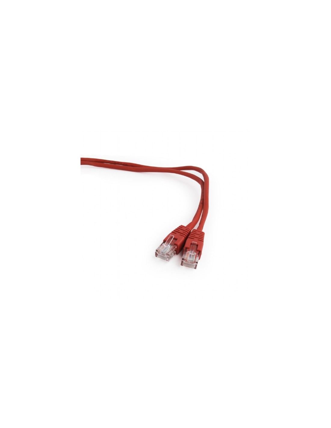 Gembird PP12-1M/R cable de red Rojo Cat5e U/UTP (UTP)