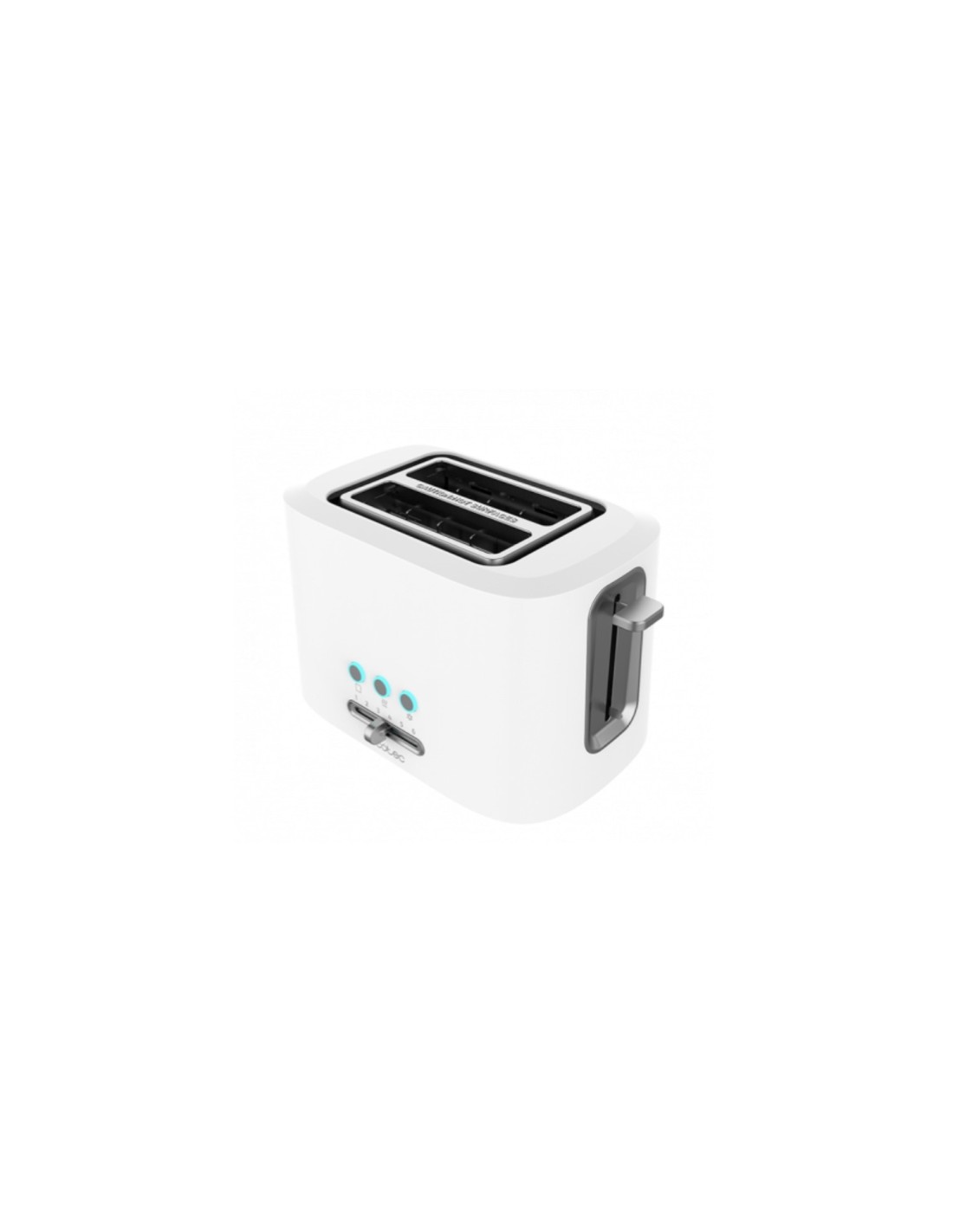Cecotec TOAST&TASTE 9000 DOUBLE WHITE 2 rebanada(s) 980 W Blanco