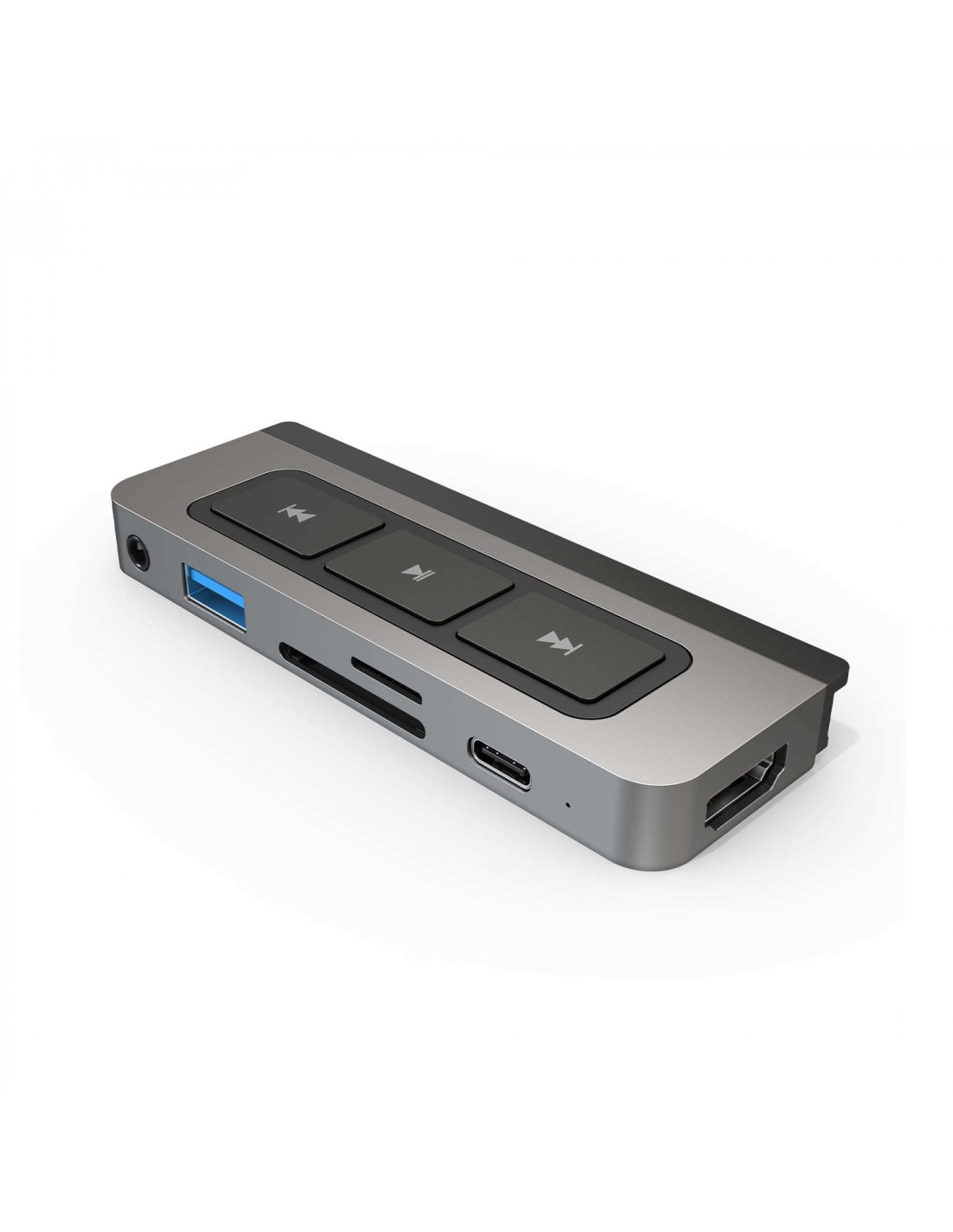 HYPER HD449 hub de interfaz 625 Mbit/s Gris