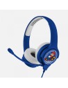 OTL Technologies Super Mario Nintendo Mariokart Auriculares Alámbrico Diadema Juego Azul, Blanco