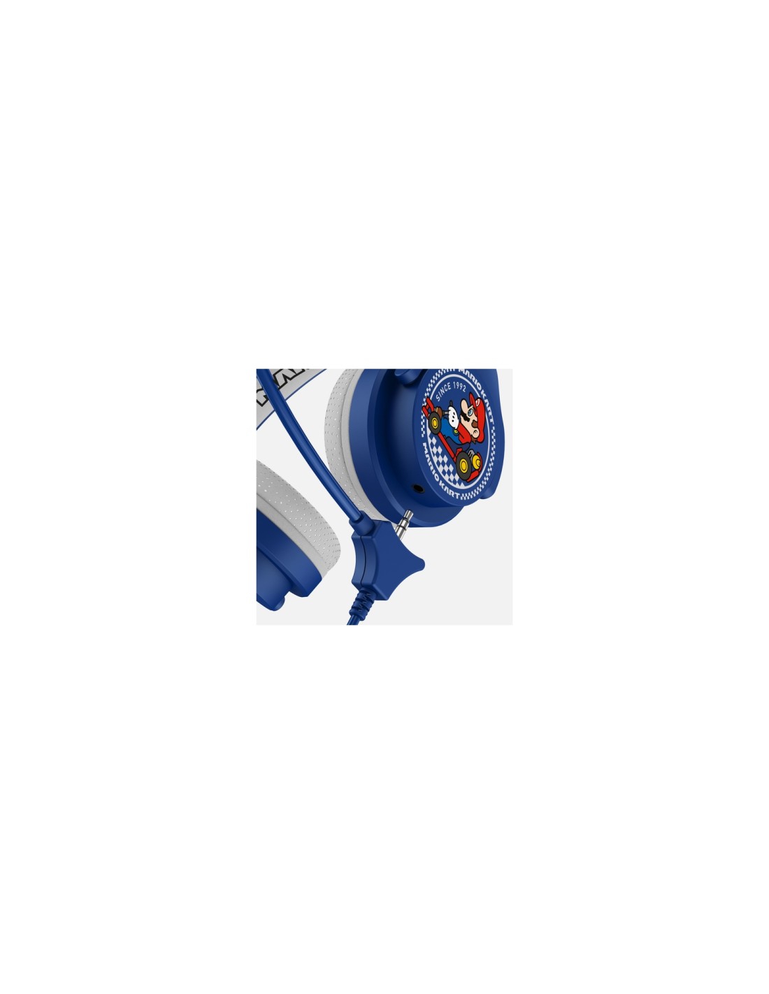 OTL Technologies Super Mario Nintendo Mariokart Auriculares Alámbrico Diadema Juego Azul, Blanco