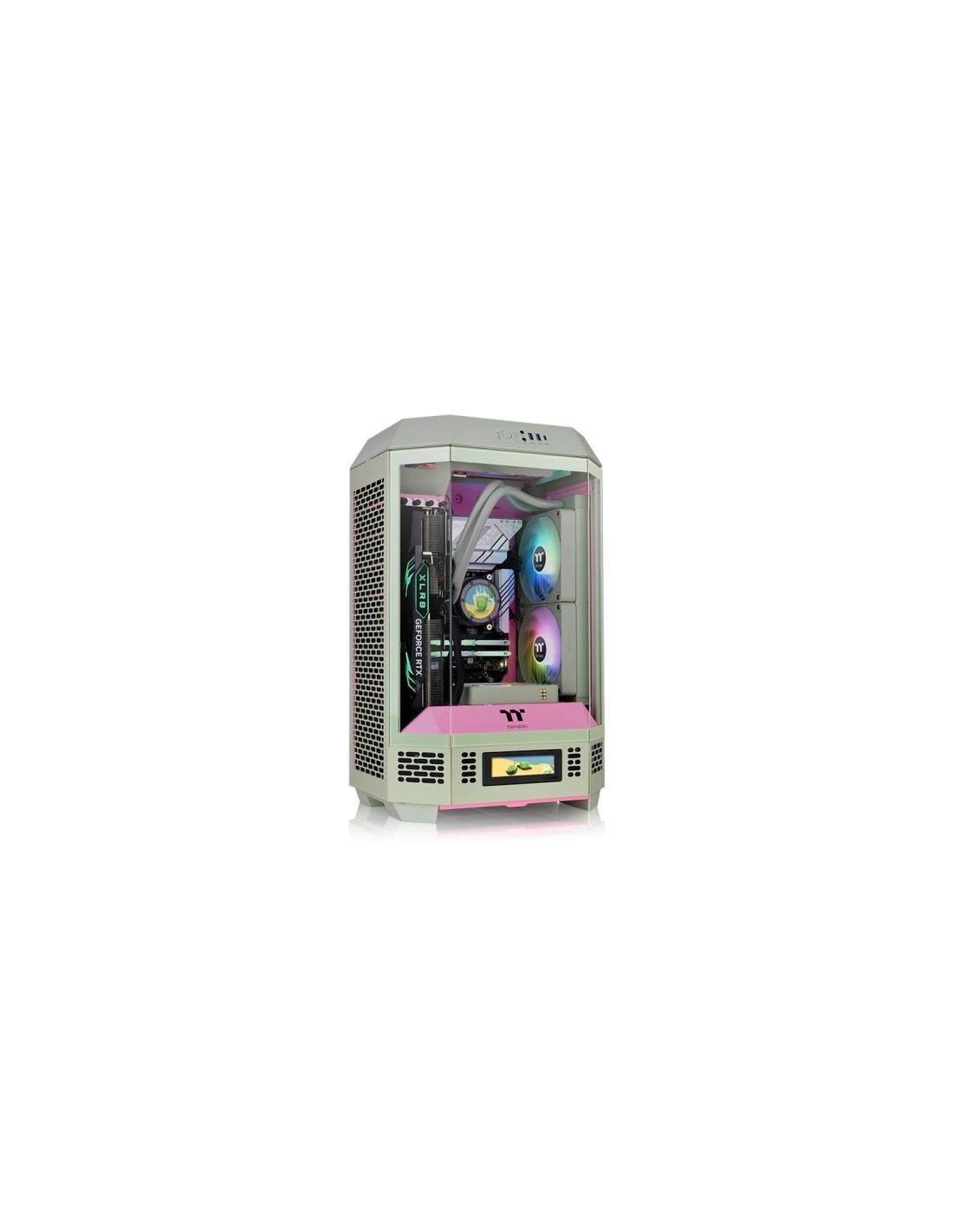 Thermaltake Tower 300 Matcha Plum Micro Torre Ciruela