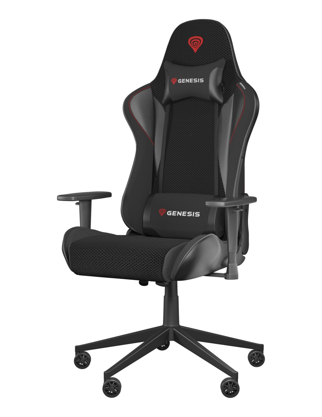 GENESIS Nitro 440 G2 Butaca para jugar Asiento acolchado Negro, Gris