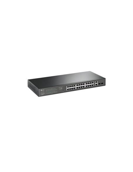 TP-LINK TL-SG1428PE switch Gestionado Gigabit Ethernet 10/100/1000 EnergÍ­a sobre Ethernet PoE 1U Negro