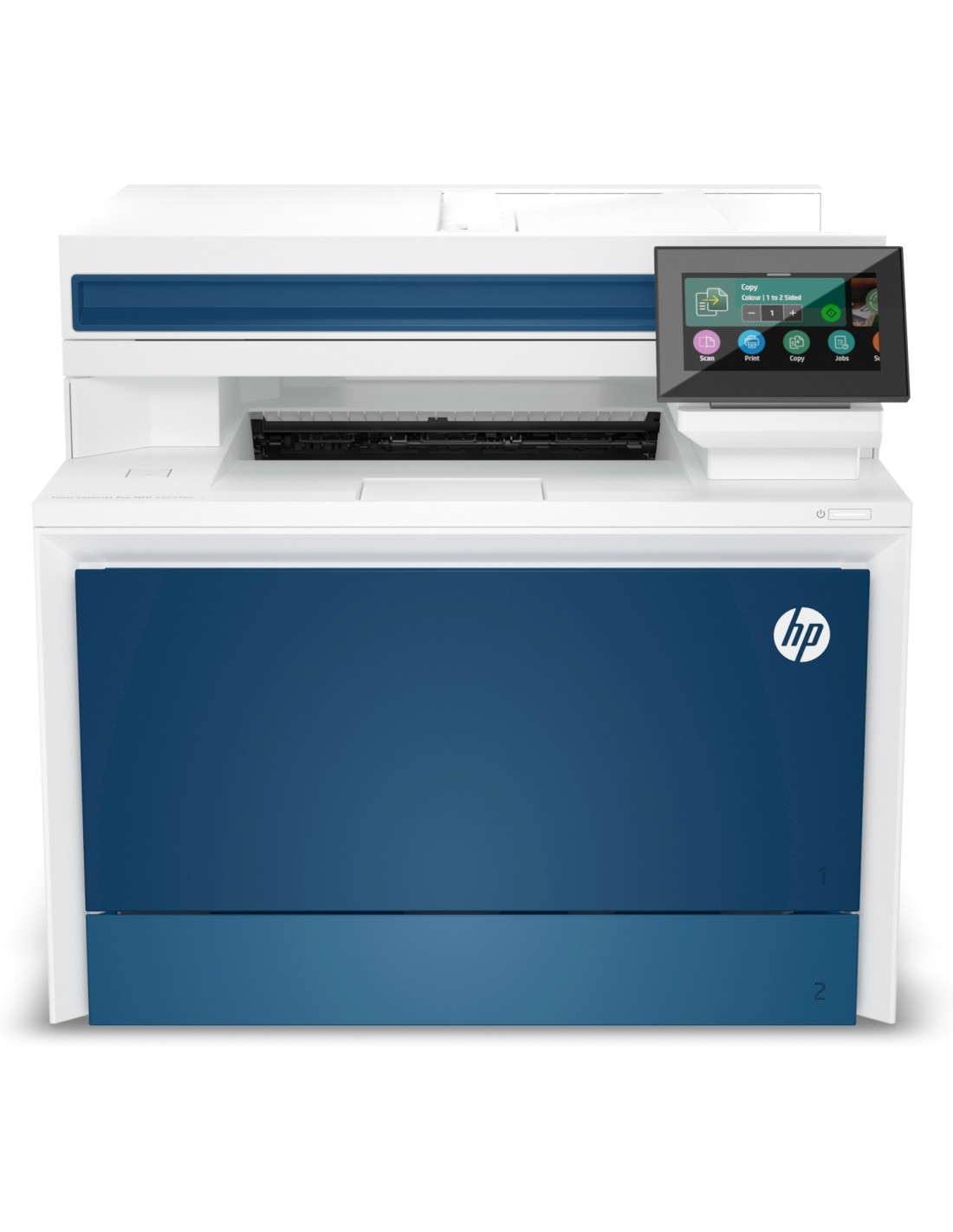 Multifunción Láser Color HP LaserJet Pro 4302fdw/ WiFi/ Fax/ Dúplex/ Blanca y Azul