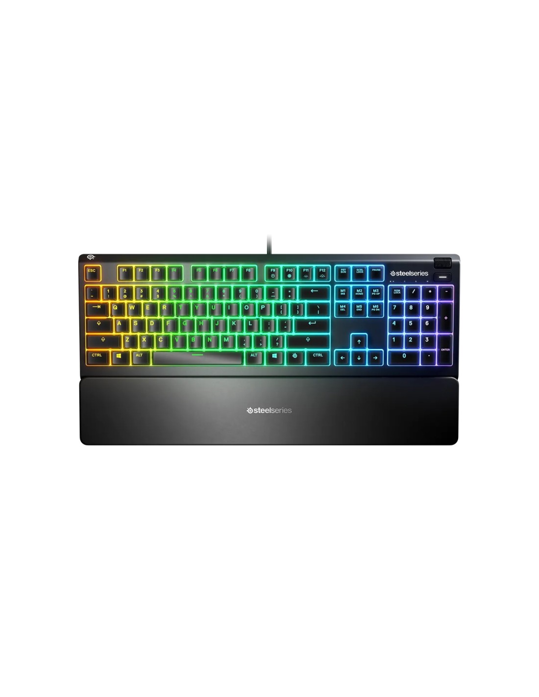 Steelseries APEX 3 teclado Juego USB QWERTY Portugués Negro