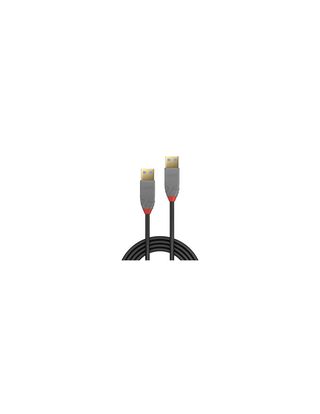 Lindy 36754 cable USB 5 m USB 3.2 Gen 1 (3.1 Gen 1) USB A Negro, Gris