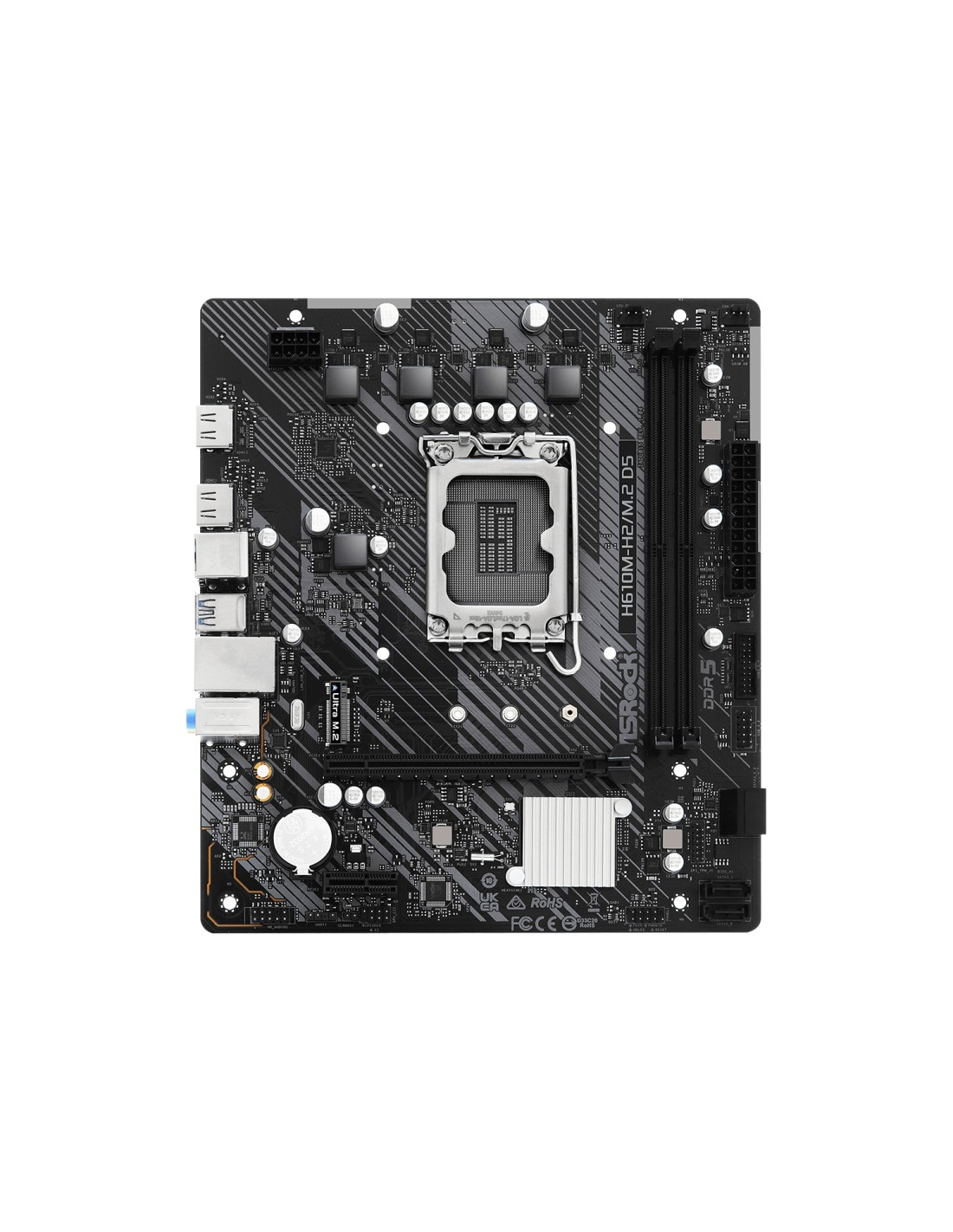 Asrock H610M-H2/M.2 D5 Intel H610 LGA 1700 micro ATX