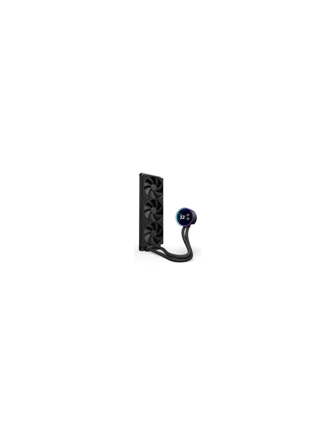 NZXT Kraken Elite 360 Procesador Sistema de refrigeración líquida todo en uno 12 cm Negro 1 pieza(s)