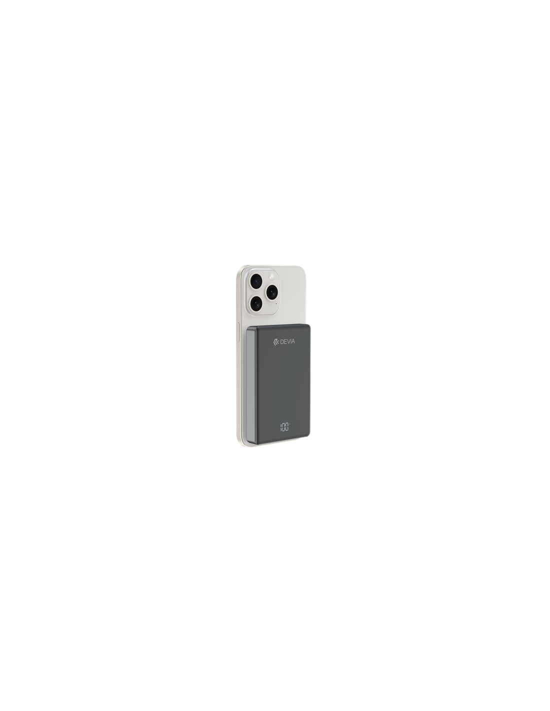 DEVIA BATERIA AUXILIAR MAGSAFE 10.000MAH GRIS
