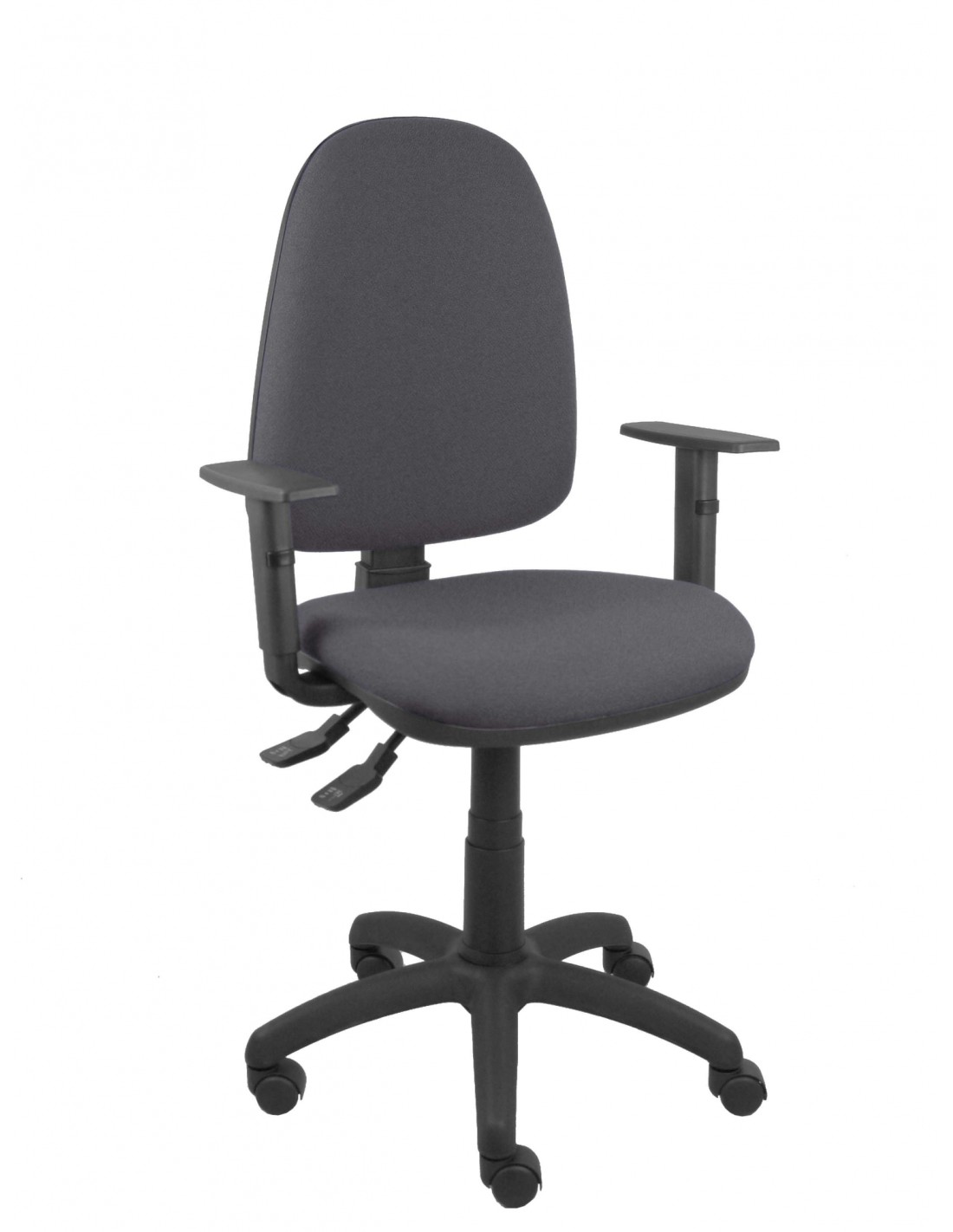Piqueras y Crespo Silla Ayna S bali gris oscuro con brazos regulables