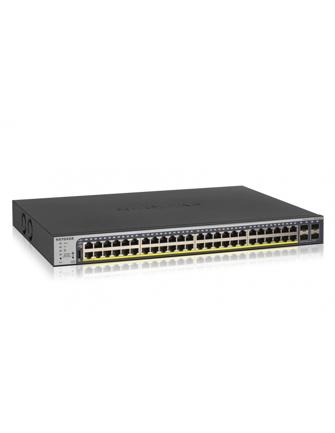 NETGEAR GS752TP-300EUS switch Gestionado L2/L3/L4 Gigabit Ethernet (10/100/1000) EnergÍ­a sobre Ethernet (PoE) 1U Negro