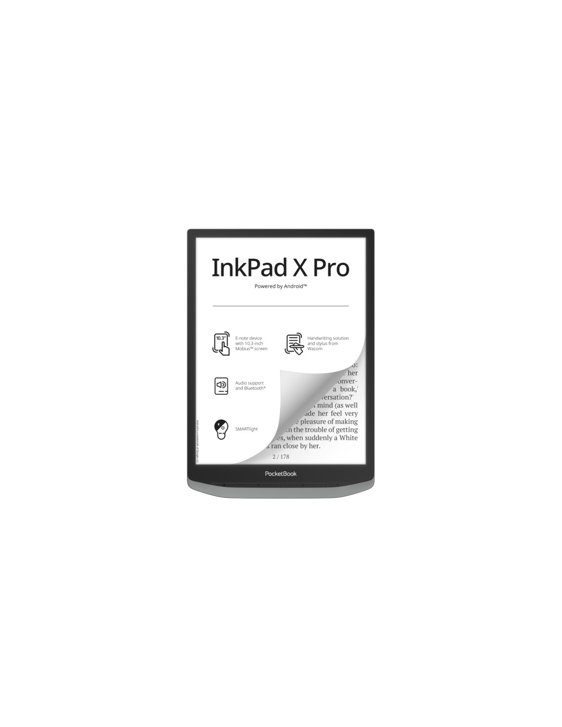 PocketBook InkPad X Pro lectore de e-book Pantalla táctil 32 GB Wifi Gris