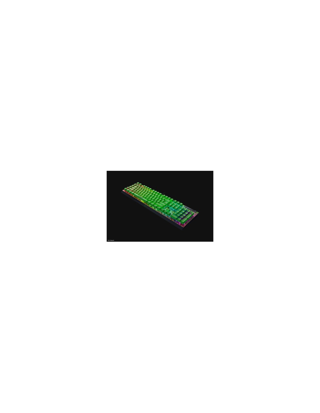 Razer BlackWidow V4 X teclado Juego USB QWERTY Inglés de EE. UU. Verde