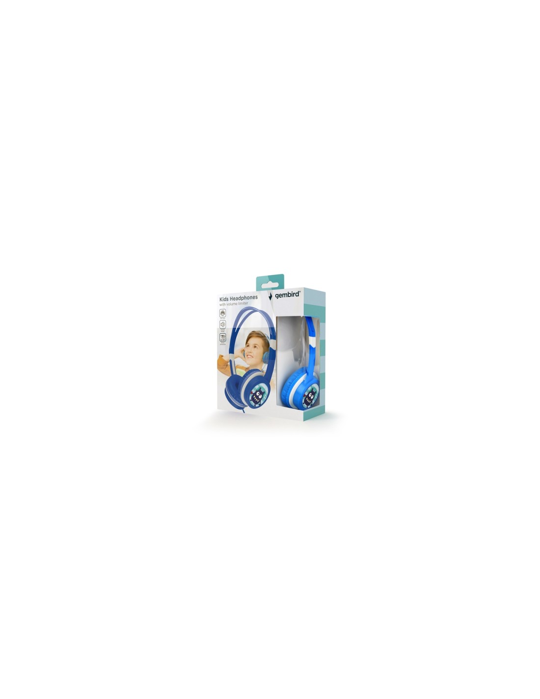 Gembird MHP-JR-B auricular y casco Auriculares Alámbrico Diadema Música Azul